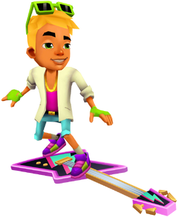 SUBWAY SURFERS MIAMI 2022 : NICK NEON OTFIT AND RETRO WAVE BOARD