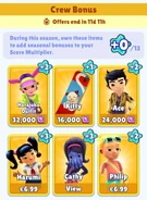 Tokyo 2023 Crew Bonus