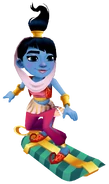 Amiragenieoutfitsurfingon11thbirthday.png (340 KB) Amira in her Genie Outfit surfing on 11th Birthday