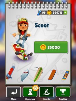 Scoot, Subway Surfers Wiki