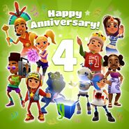 Subway Surfers 4 Years