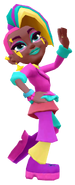 Berta with Mina's pose
