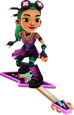 Subway Surfers on X: #ShopUpdate Nina and her Cyberpunk Outfit is