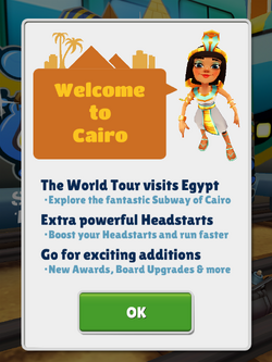 Run like an Egyptian as Subway Surfers' World Tour makes a stop in