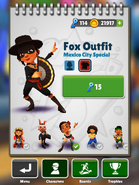 Purchasing Rosa's Fox Outfit