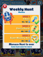 Completing the Monaco Weekly Hunt