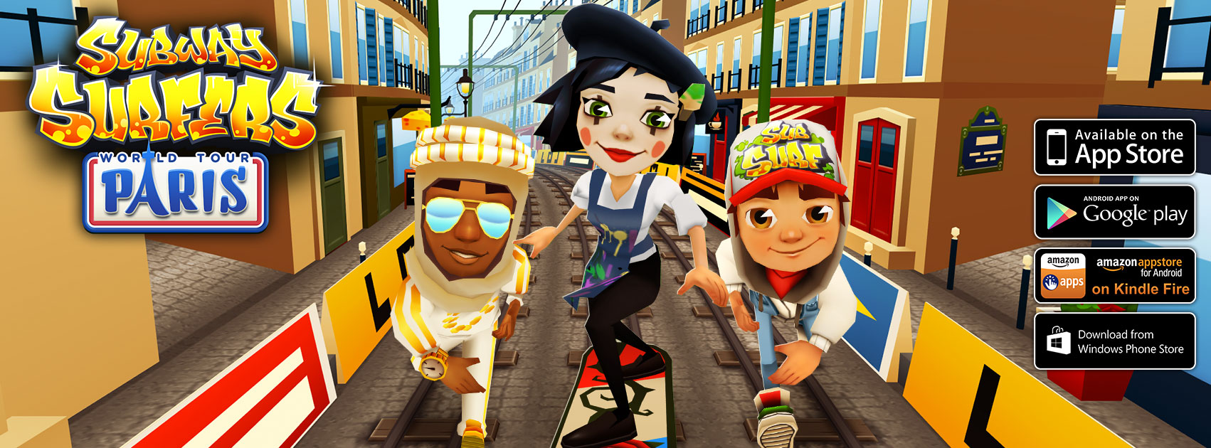 Subway Surfers - Todos os Personagens (2014) 