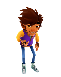 Curiosidade: Existe um personagem de Subway Surfers que representa