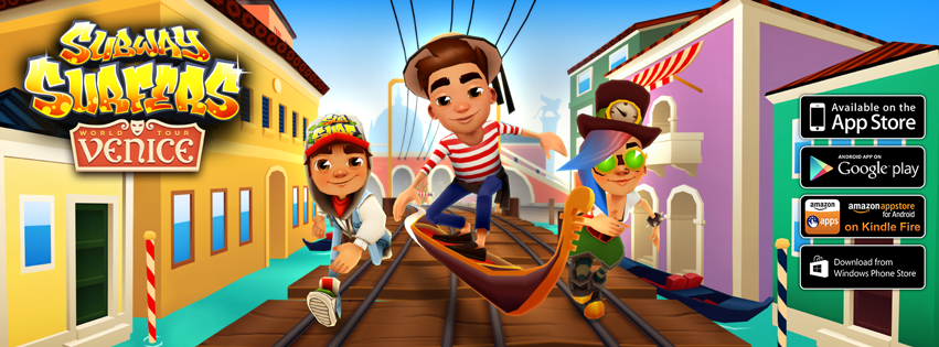 Subway Surfers #51 - Novidades da atualização de Venice 2016 