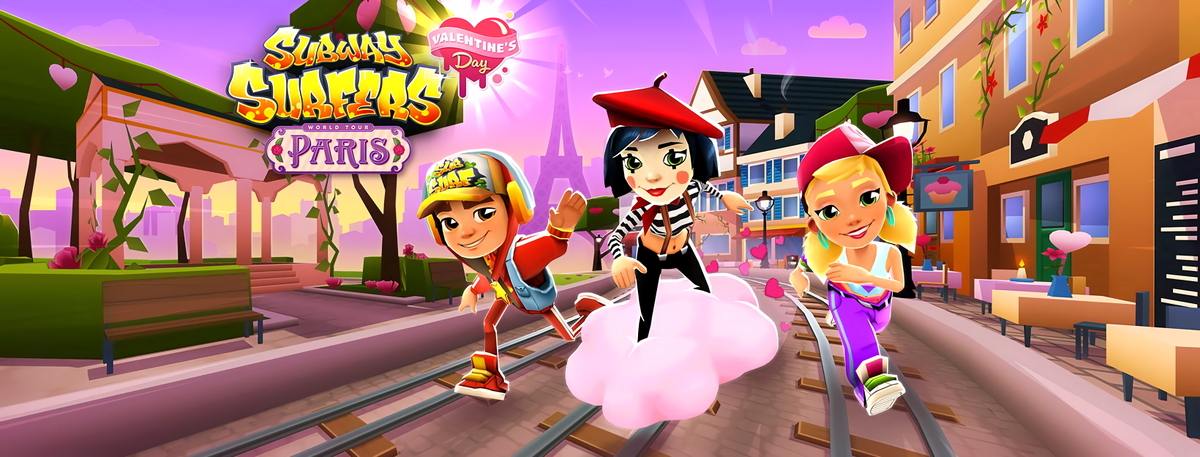 SUBWAY SURFERS PARIS 2020 l ATUALIZAÇÃO DO DIA DOS NAMORADOS ♡ ♥ 