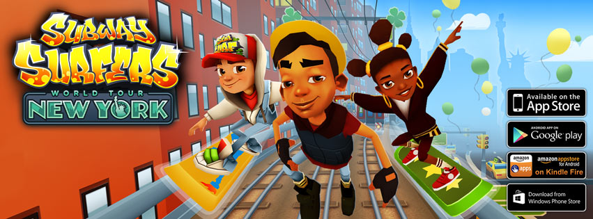 Atualização New York City World Tour de Subway Surfers é lançada para  Windows Phone 