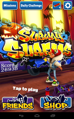 Subway-Surfers Halloween - Jogando a Primeira vez 