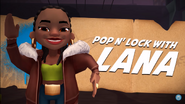 Pop n' lock com Lana