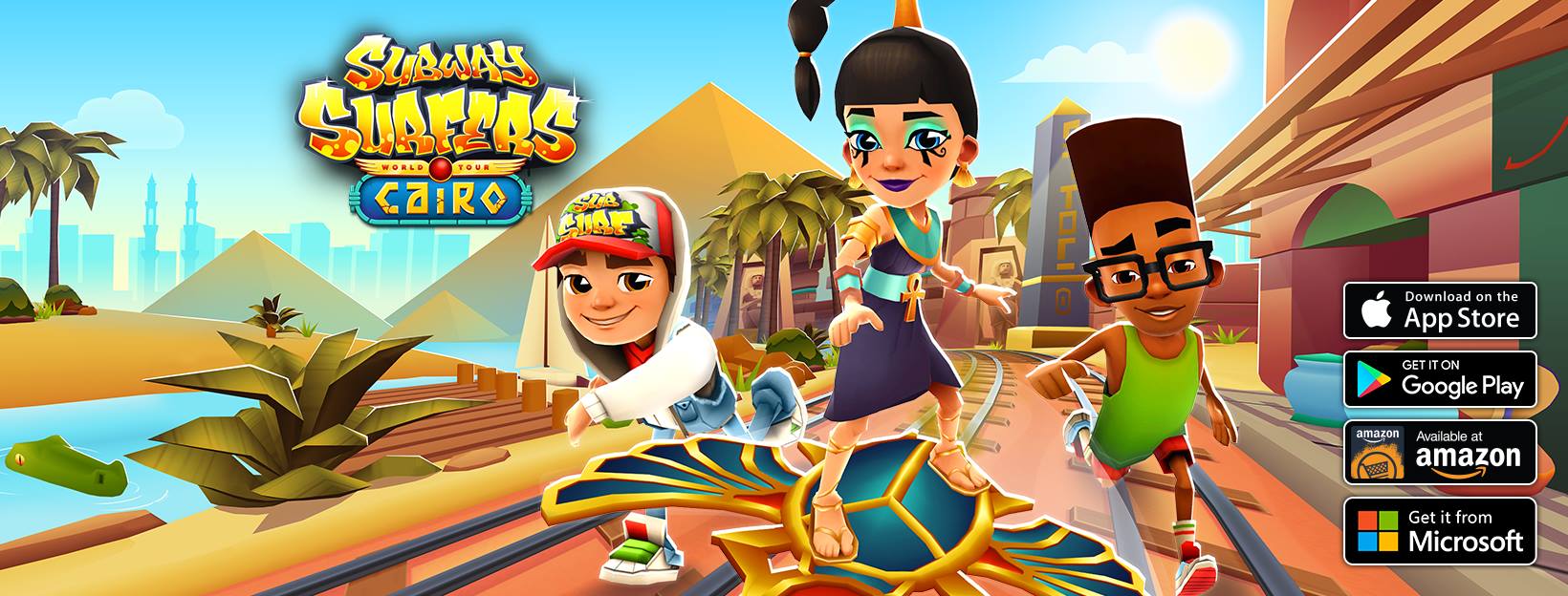 Subway Surfers lança nova edição do World Tour: Cairo 