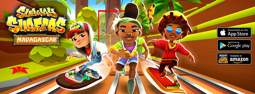 Subway Surfers Madagascar em Jogos na Internet