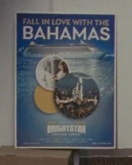 Advert for a Brightstar Cruise Lines Bahamas package with the new logo.