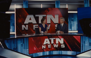 ATN News newsroom during the interview of Senator Gil Eavis.