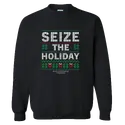 Seize holiday sweatshirt black