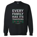 Fam holiday sweatshirt black
