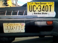The vehicles in Santa Destroy sport New Jersey license plates.