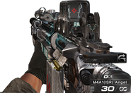 The M4A1 ISR Angel in first person