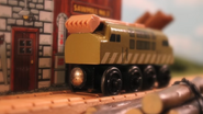 Diesel 10 without a face prior to visiting Sodor.