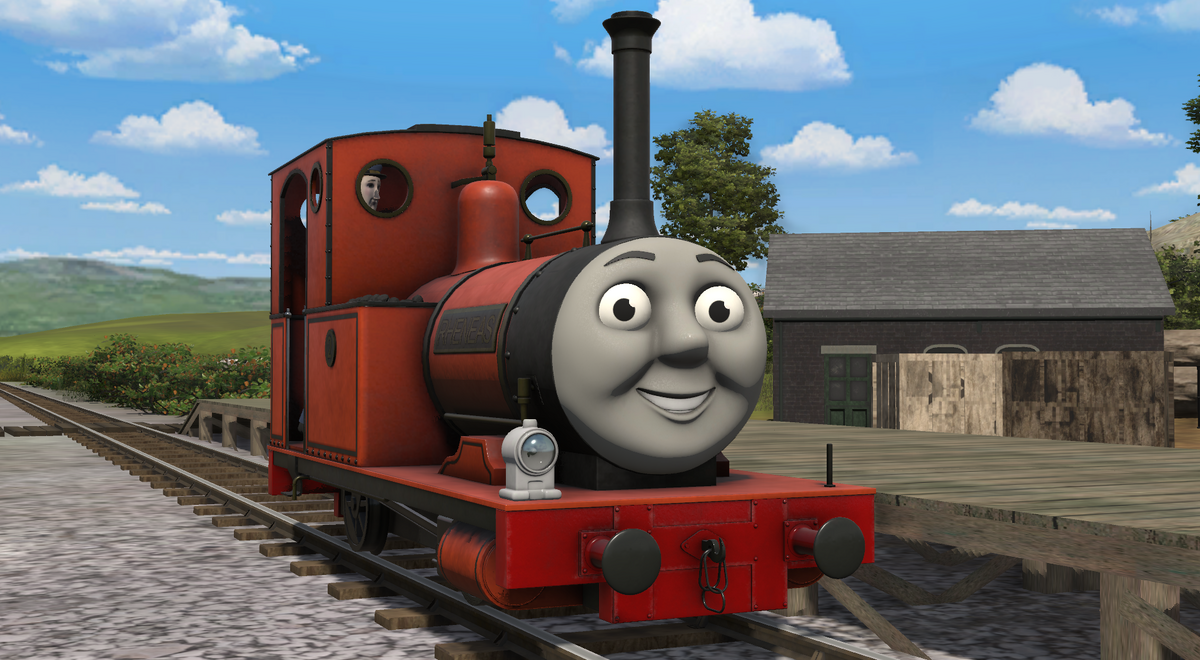 Thomas & Friends Rheneas Skarloey James The Red Engine PNG - Free