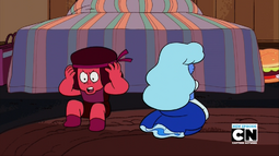 Ruby and Sapphire after unfusing