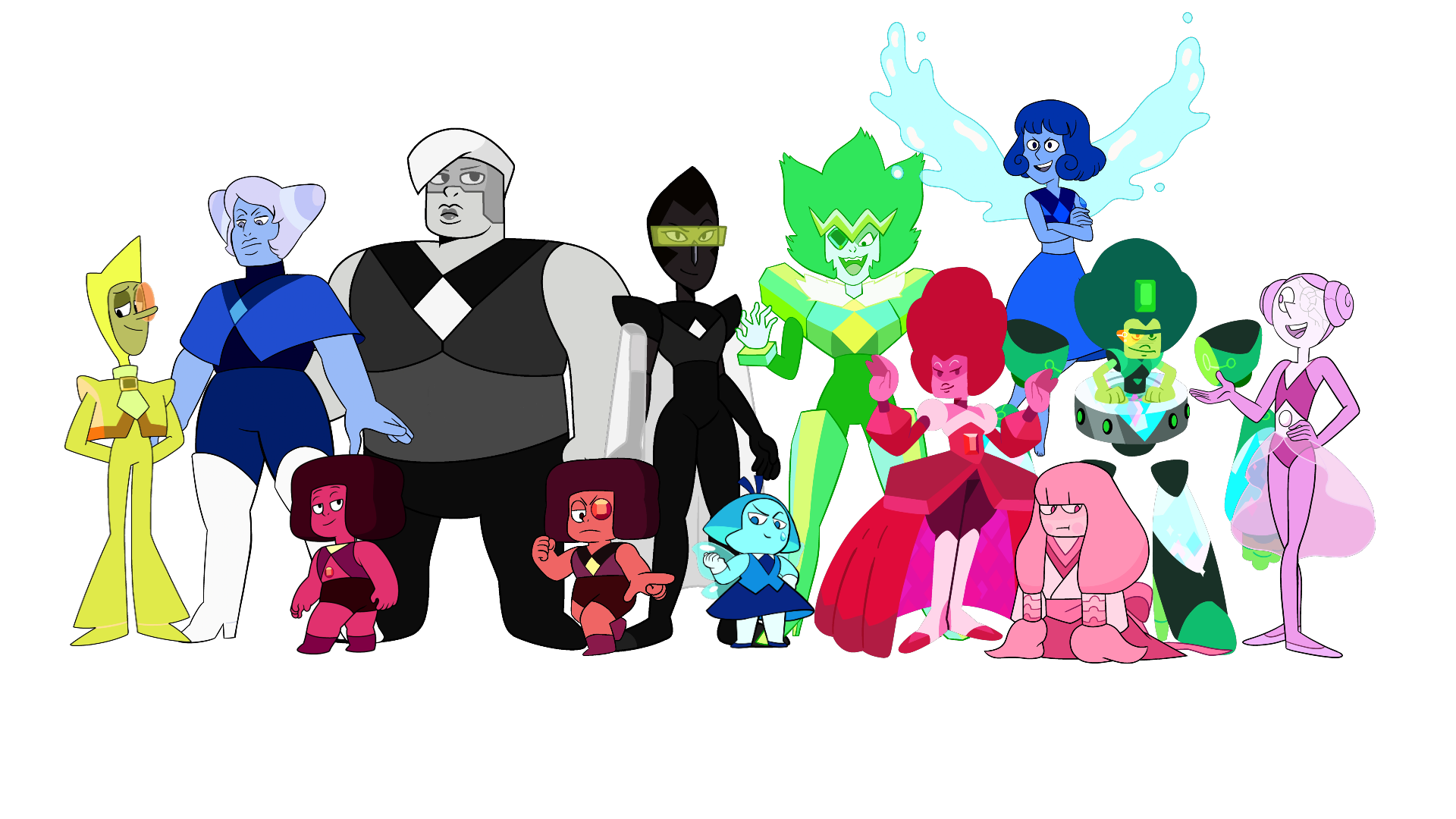 Steven universe all gems, Steven universe, Artwork