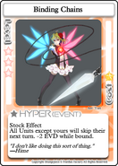 Hime's hyper card in 100% Orange Juice