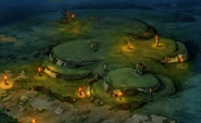 Cragbark at night