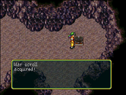 Chest containing the War Scroll.