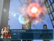 Brandeau using the Rune of Punishment.