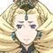 Astrid's portrait in Genso Suikoden: The Woven Web of a Century.