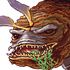 Iskas's (fishman) portrait in Suikoden Tactics.
