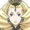 Astrid's portrait in Genso Suikoden: The Woven Web of a Century.