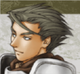 Percival's portrait in Suikoden III.