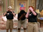 Troop members after having their picture taken