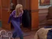 Maddie sneaking into Jesse's room