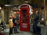 Zack, Cody, and Arwin standing around the P.U.