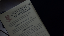 Mike Ross' Harvard Diploma (Lola's Gift)