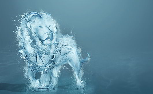 water lion