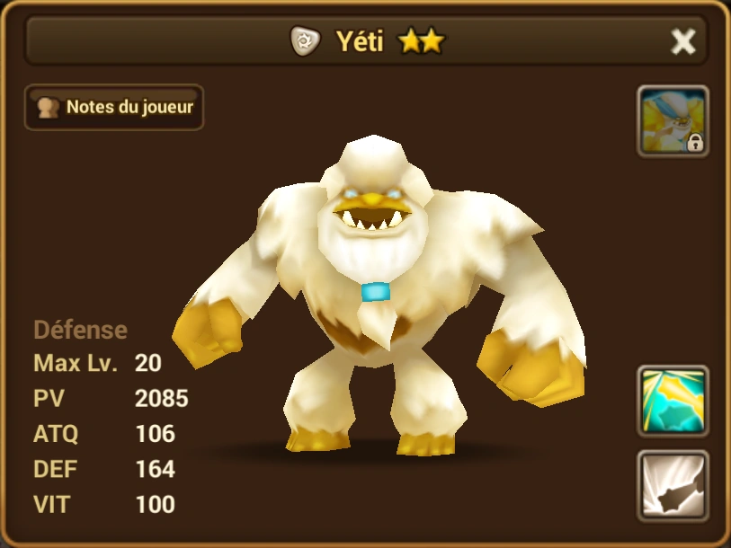Yéti (Lumière) Summoners War Sky Arena Wiki FR Fandom