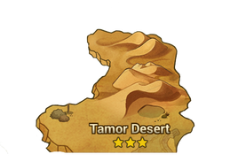 Tamor Desert Map