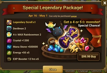 Legendary Scroll Package