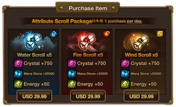 Attribute Scroll Package