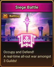 Siege Battle Splash
