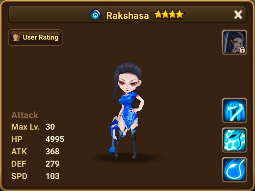 Rakshasa Water Sugallery And Trivia Summoners War Sky Arena Wiki Fandom 