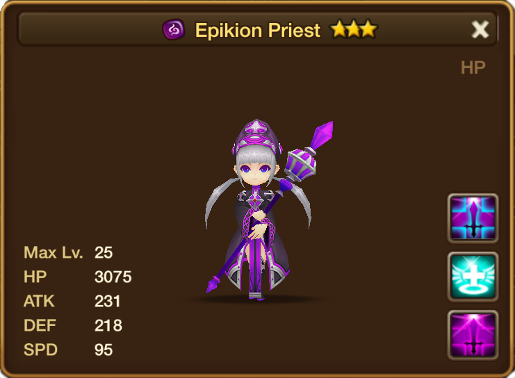 Epikion Priest (Dark) - Rasheed/Gallery and trivia | Summoners War Sky ...