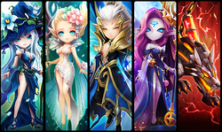 Transmogrification Preview [Sky Surfer, Striker, Fairy King, Ninja and  Magic Knight] : r/summonerswar